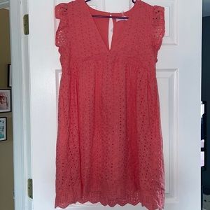 Women’s salmon summer dress